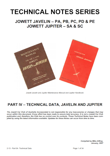 Part 4 Technical Data