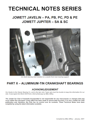 Part 10 Glacier Bearings