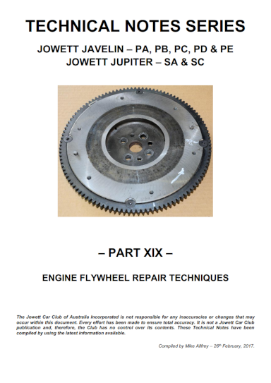 Part19 Engine Flywheel Repair