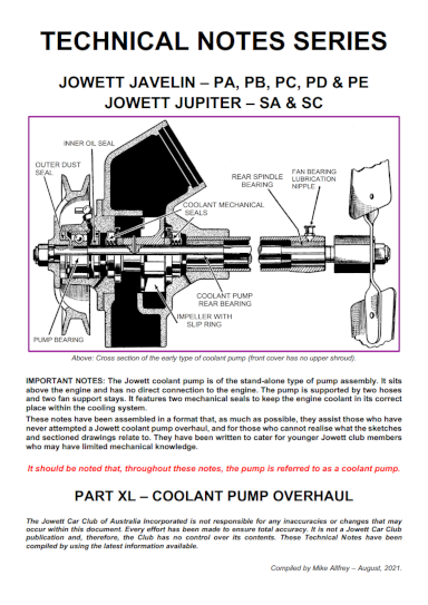 Part40 Coolant Pump Overhaul