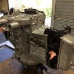 Jowett engine nearing completion during a rebuild