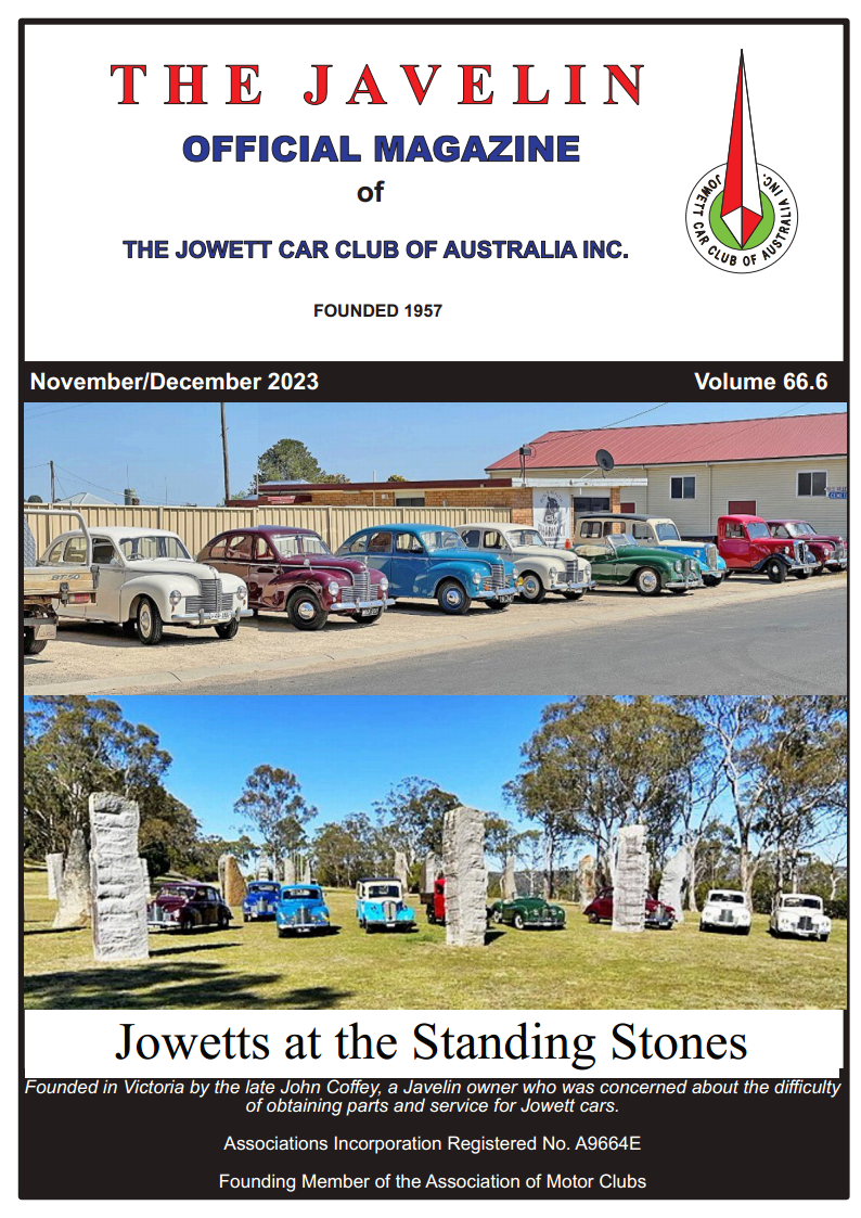 The Javelin Magazine Vol 66.6
Nov - Dec 2023