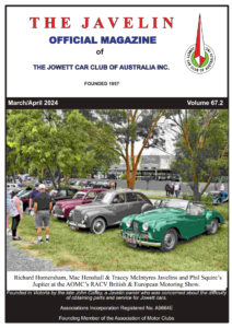 The Javelin Magazine Vol 67.2 
March - April 2024